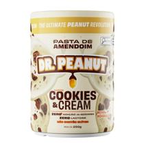 Pasta de Amendoim Dr. Peanut Cookies & Cream 250g