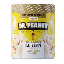 Pasta de amendoim Dr. PEANUT Leite em Pó com Whey Protein 650g. Pasta de amendoim Dr. PEANUT Leite em Pó com Whey Protein 650g.