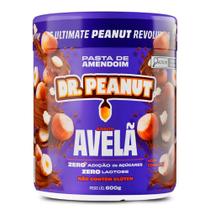 Pasta de Amendoim Dr. Peanut Power Cream Avelã com Whey Protein 600g