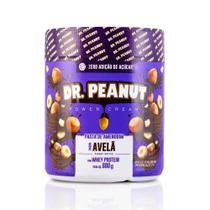 Pasta de Amendoim DR.PEANUT Power Cream Avelã com Whey Protein 600g Pasta de Amendoim DR.PEANUT Power Cream Avelã com Whey Protein 600g