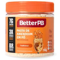 Pasta de Amendoim Em Pó BetterPB 210gr Shakes Proteina