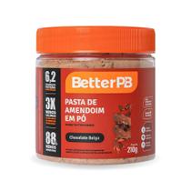 Pasta de Amendoim em Pó Sabor Chocolate Belga BetterPB 210g