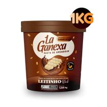 Pasta de amendoim gourmet leitinho black 1kg - la ganexa