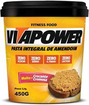 Pasta de Amendoim Integral - 450g Crocante - Vitapower