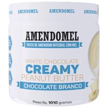 Pasta de Amendoim Integral - Chocolate Branco (1010g) - AmendoMel - Thiani Alimentos