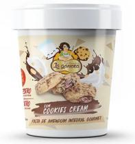 Pasta De Amendoim Integral Cookies Cream 1kg Zero Açucar