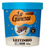 Pasta de Amendoim Integral Gourmet Leitinho com Whey La Ganexa 450g