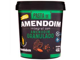 Pasta De Amendoim Integral Granulado 450G Mandubim