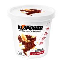 PASTA DE AMENDOIM INTEGRAL SABOR SHOT PROTEIN 1,005Kg VITAPOWER