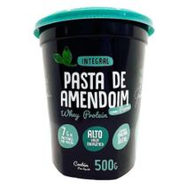Pasta de Amendoim Integral Whey Protein Paçoca 500g - Viva Salute
