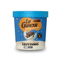 Pasta De Amendoim La Ganexa Com Whey Protein Zero Açúcar Pote 450g Sabor Leitinho