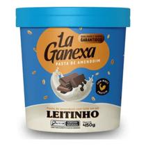 Pasta de Amendoim La Ganexa Leitinho Chocolate Branco Doce de Leite 450g Pasta de Amendoim La Ganexa Leitinho Chocolate Branco Doce de Leite 450g