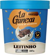 Pasta de Amendoim Leitinho c/ Whey Protein La Ganexa 1KG