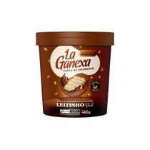 Pasta De Amendoim Leitinho Com Whey Protein 450g - LA GANEXA