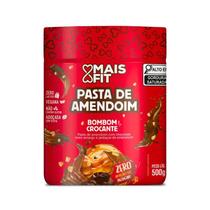 Pasta de Amendoim Mais Fit 500g Cremosa, Vegana, Zero Açúcar, Zero Glúten e Zero Lactose
