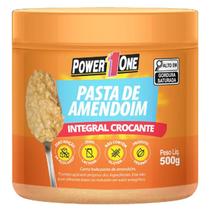 Pasta de Amendoim Power1One Crocante 500g