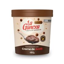 Pasta de Amendoim Sabor creme de avela e whey 450g La Ganexa