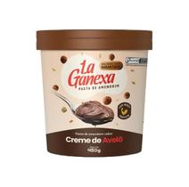 Pasta de Amendoim sabor Creme de Avelã Zero Açúcar 450g - La Ganexa