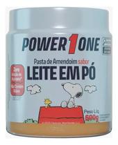 Pasta De Amendoim Sabor Leite Em Pó 600g Power One