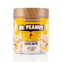 Pasta de amendoim Sabor Leite em Pó com Whey Protein 600g Dr. Peanut - Dr.Peanut