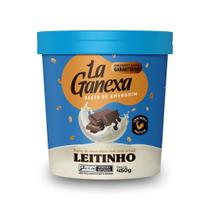 PASTA DE AMENDOIM SABOR LEITINHO 450g - LA GANEXA PASTA DE AMENDOIM SABOR LEITINHO 450g - LA GANEXA