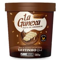 Pasta de Amendoim sabor Leitinho Black 450g La Ganexa Pasta de Amendoim sabor Leitinho Black 450g La Ganexa