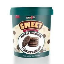 Pasta de Amendoim Sweet (500g) - Vencimento 14/02/2024 - Sabor: Cookies e Cream - Power One