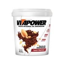 Pasta de Amendoim Vitapower Integral Shot Protein 450g