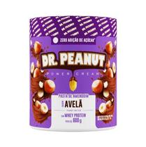 Pasta De Amendoim whey Protein Dr. Peanut 600g Avelã - Dr Peanut