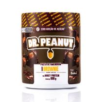Pasta de Amendoim Whey Protein Sabor Brownie 600g Dr Peanut