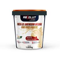 Pasta de amendoim White Chocolate + 6,6 g de proteína 1Kg - Absolut Nutrition
