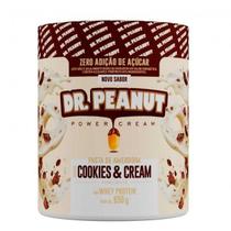 Pasta De Amendoin Cookies & Cream Com Whey Isolado Dr Peunut