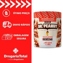 Pasta De Amendoin Dr Peanut Power Cream Sabor Bueníssimo Zero Adição de Açúcar com Whey Protein 650g