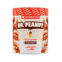 Pasta de Amendoin Dr. Peanut Power Cream Sem Açúcar Sabor Bueníssimo 600g