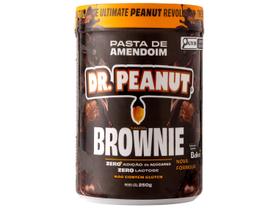 Pasta de Amendoin Mini com Whey Protein - Dr. Peanut 250g - Brownie