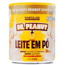 Pasta de Amendoin Sabor Leite em Pó - Com Whey Protein 600g - Dr Peanut