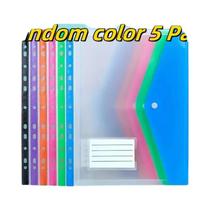 Pasta De Arquivo A4 Colorida, Pacote Com 5, Bolsas Para Fichário De 11 Argolas, Organizador Durável Pasta De Arquivo A4 Colorida, Pacote Com 5, Bolsas Para Fichário De 11 Argolas, Organizador Durável