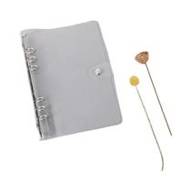 Pasta De Arquivo Transparente A5 A6 Com Clipe, Pasta De Folhas Soltas, Planner, Agenda, Materiais De