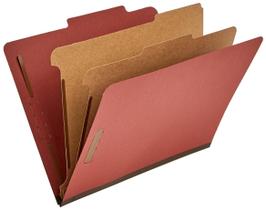 Pasta de arquivos: Amazon Basics Pressboard Classification, vermelha