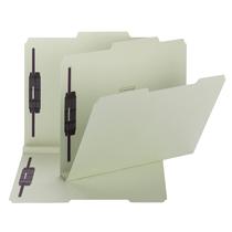 Pasta de arquivos SMEAD Pressboard Fastener 2 Fasteners Cinza/Verde