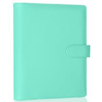 Pasta de caderno Antner A5 recarregável de 6 anéis com suporte para cartão fotográfico Pasta de caderno Antner A5 recarregável de 6 anéis com suporte para cartão fotográfico
