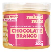 Pasta De Castanha De Caju Chocolate Branco Naked Nuts 300g