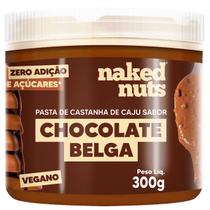 Pasta de Castanha de Caju com Chocolate Belga Crocante 300g - Naked Nuts
