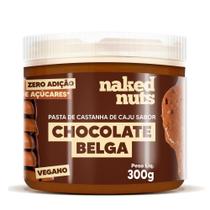 Pasta De Castanha De Caju Com Chocolate Belga Naked Nuts 300