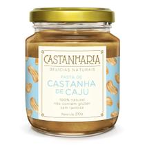 Pasta De Castanha De Caju Sem Lactose Castanharia 210g