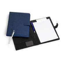 Pasta De Convenção Congresso material sintético E Fecho Magnético C/ Suporte Reposição Bloco