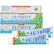 Pasta de Dente Auromere Classic Sabor Licorice - Pacote com 2 (123mL cada)