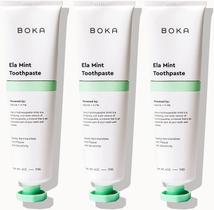 Pasta de dente Boka Nano Hidroxiapatita Sem Flúor 120 mL, 3 unidades Pasta de dente Boka Nano Hidroxiapatita Sem Flúor 120 mL, 3 unidades