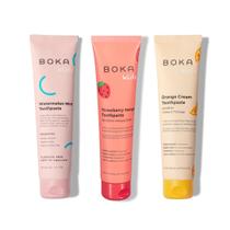 Pasta de dente Boka Nano Hidroxiapatita Sem Flúor 120 mL, 3 unidades Pasta de dente Boka Nano Hidroxiapatita Sem Flúor 120 mL, 3 unidades