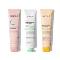 Pasta de dente Boka Nano Hidroxiapatita Sem Fluoreto de 3 unidades Pasta de dente Boka Nano Hidroxiapatita Sem Fluoreto de 3 unidades